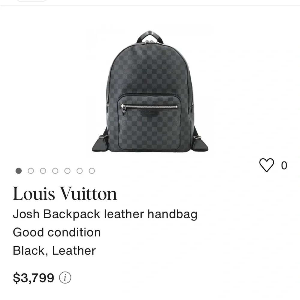 Josh Backpack Like New - Picture 10 of 12